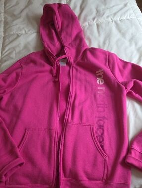The North Face Pink Full-Zip Hoodie